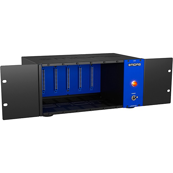 Midas 500 Series Portable Chassis for 6 Modules with Advanced Audio Routing and Rackmount Kit