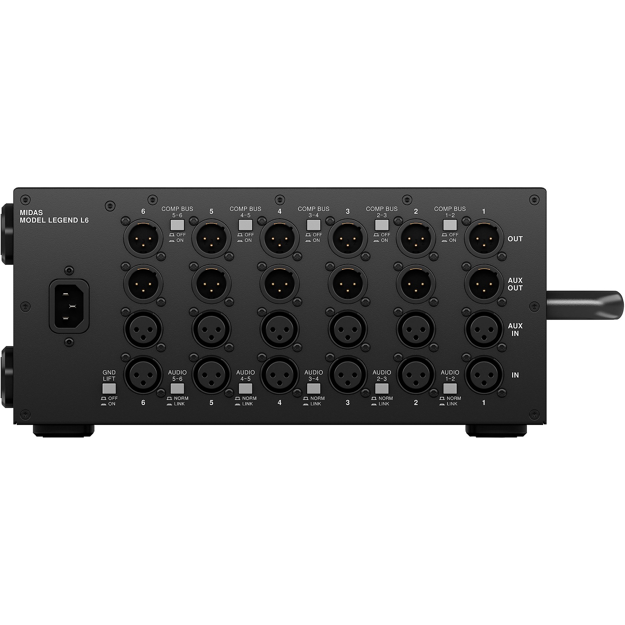 Midas 500 Series Portable Chassis for 6 Modules with