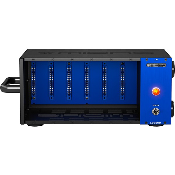 Midas 500 Series Portable Chassis for 6 Modules with Advanced Audio Routing and Rackmount Kit