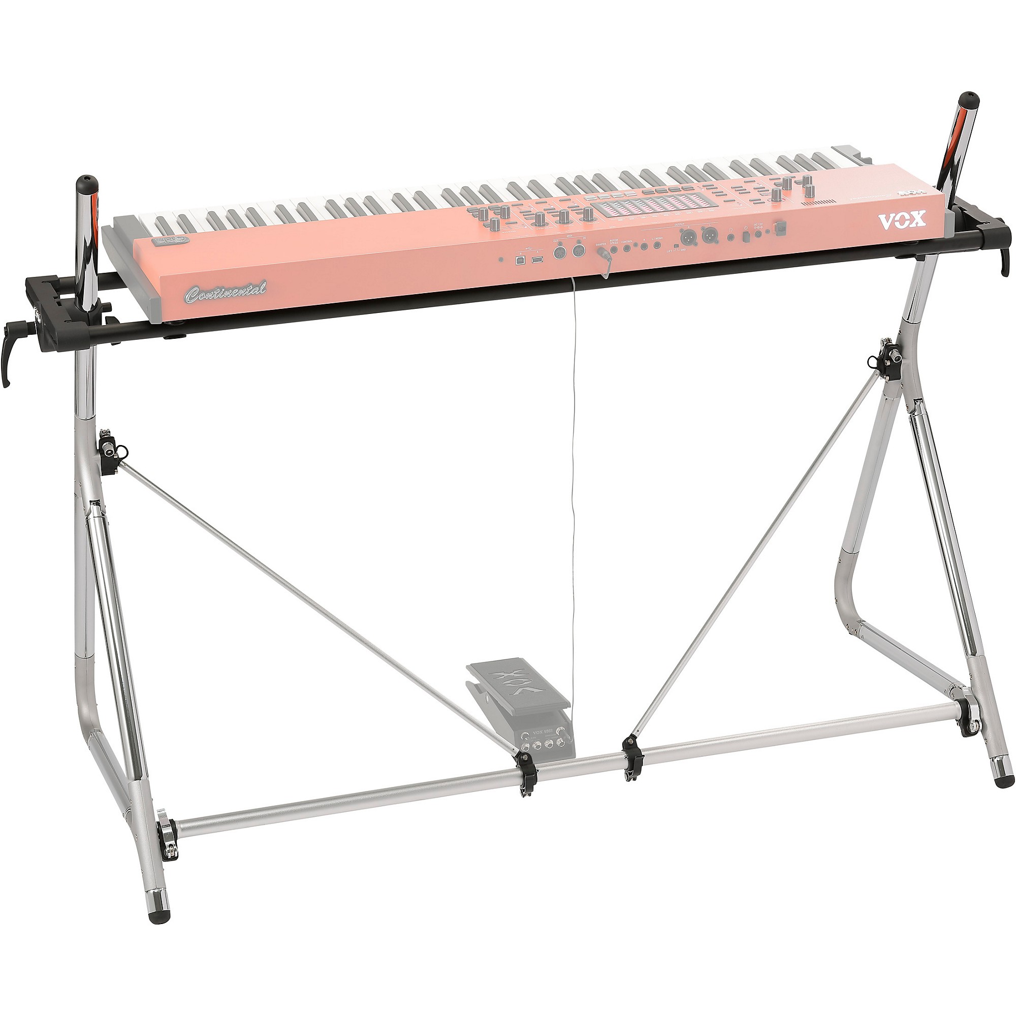 VOX Stand - Vox Continental 61/73 Silver | Guitar Center