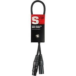 Stagg DMX cable, XLR/XLR (m/f) 1.5 ft. Black