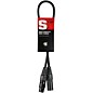 Stagg DMX cable, XLR/XLR (m/f) 1.5 ft. Black thumbnail