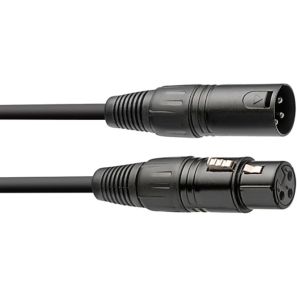 Stagg DMX cable, XLR/XLR (m/f) 1.5 ft. Black