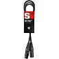 Stagg DMX cable, XLR/XLR (m/f) 5 ft. Black thumbnail