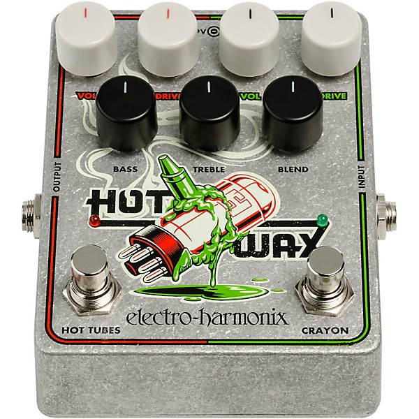 Open Box Electro-Harmonix Hot Wax Multi-Overdrive Effects Pedal Level 1