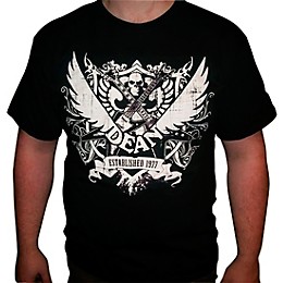 Dean 77 Crest Black T-Shirt Large
