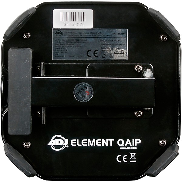 American DJ Element QAIP WiFLY Wireless DMX IP54 All-weather Outdoor Wash Light Black