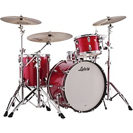 Ludwig Classic Maple 3-Piece Pro Beat Shell Pack With 24" Bass Drum Red Sparkle