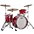 Ludwig Classic Maple 3-Piece Pro Beat Shel... Ludwig Classic Maple 3-Piece Pro Beat Shell Pack With 24" Bass Drum Red Sparkle