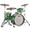 Ludwig Classic Maple 3-Piece Pro Beat Sh... Ludwig Classic Maple 3-Piece Pro Beat Shell Pack With 24" Bass Drum Green Sparkle