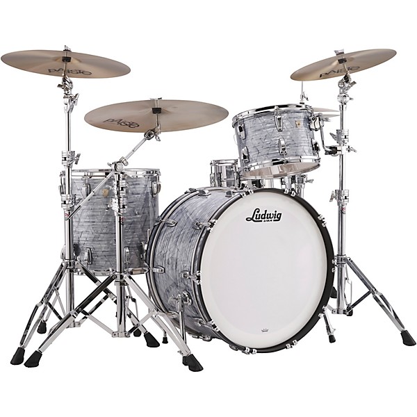 Ludwig Classic Maple 3-Piece Pro Beat Shell Pack With 24" Bass Drum Sky Blue Pearl