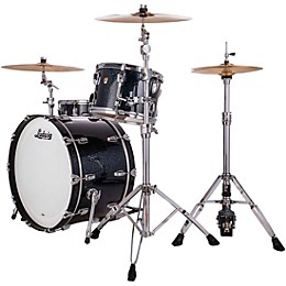 Ludwig Classic Maple 3-Piece Pro Beat Shell Pack With 24" Bass Drum Hybrid Black Sparkle