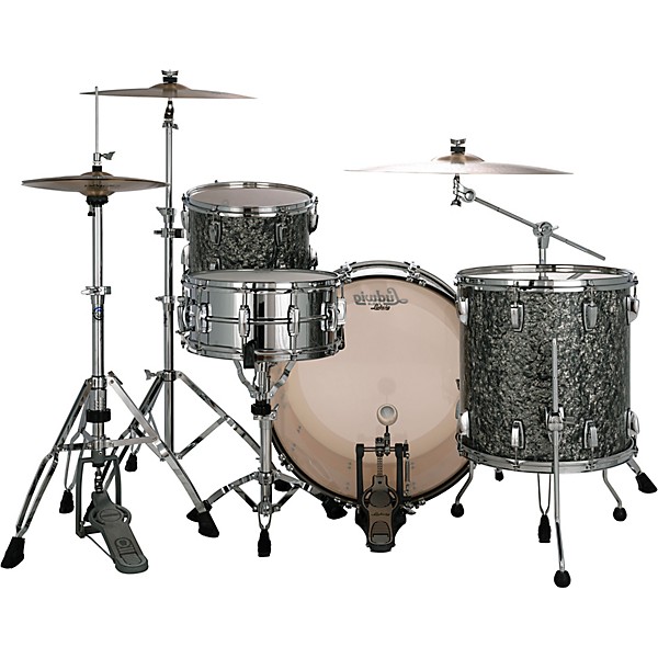 Ludwig Classic Maple Pro Beat 3-Piece Drum Shell Pack - Black Pearl