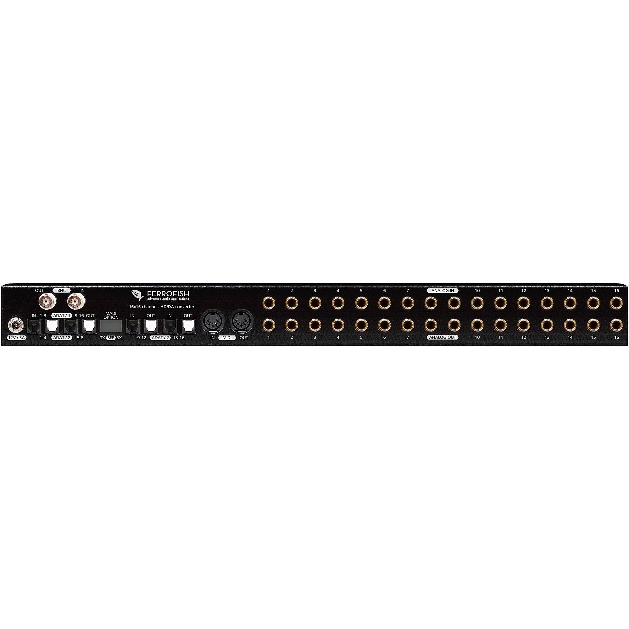 Ferrofish Pulse 16 16x16 AD/DA Converter with ADAT | Guitar Center