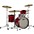 Ludwig Classic Maple 3-Piece Downbeat Shel... Ludwig Classic Maple 3-Piece Downbeat Shell Pack With 20" Bass Drum Red Sparkle