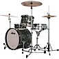 Ludwig Classic Maple Downbeat 3-Piece Drum Shell Pack - Black Pearl