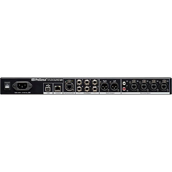 PreSonus StudioLive 16R 16-Channel Rackmount Digital Mixer