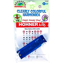 Hohner Hohner Kids Clearly Colorful Harmonica Blue