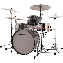 Ludwig Classic Maple 3-Piece Fab Shell Pack With 22" Bass Drum Vintage Black Oyster Pearl