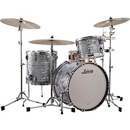 Ludwig Classic Maple 3-Piece Fab Shell Pack ... Ludwig Classic Maple 3-Piece Fab Shell Pack With 22" Bass Drum Sky Blue Pearl