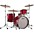 Ludwig Classic Maple 3-Piece Fab Shell Pack Wit... Ludwig Classic Maple 3-Piece Fab Shell Pack With 22" Bass Drum Red Sparkle