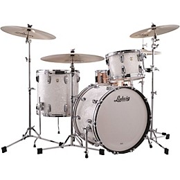Ludwig Classic Maple 3-Piece Fab Shell Pack With 22" Bass Drum White Marine Pearl