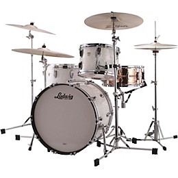 Ludwig Classic Maple 3-Piece Fab Shell Pack With 22" Bass Drum White Marine Pearl