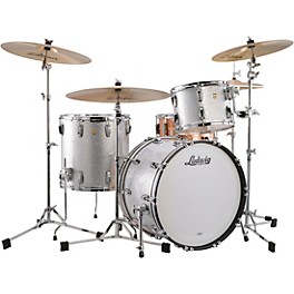 Ludwig Classic Maple 3-Piece Fab Shell Pack ... Ludwig Classic Maple 3-Piece Fab Shell Pack With 22" Bass Drum Silver Sparkle