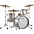 Ludwig Classic Maple 3-Piece Fab Shell Pack ... Ludwig Classic Maple 3-Piece Fab Shell Pack With 22" Bass Drum Silver Sparkle