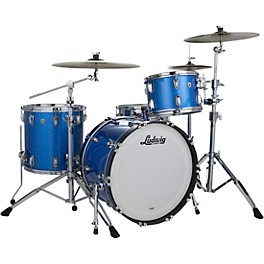 Ludwig Classic Maple Fab 3-Piece Drum Shell Pack - Blue Sparkle