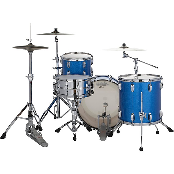 Ludwig Classic Maple Fab 3-Piece Drum Shell Pack - Blue Sparkle