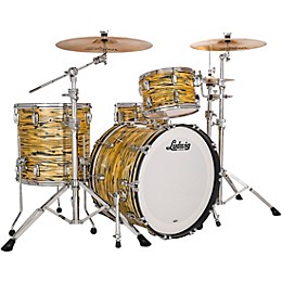 Ludwig Classic Maple 3-Piece Fab Shell Pack With 22" Bass Drum Lemon Oyster