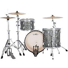 Ludwig Classic Maple 3-Piece Fab Shell Pack With 22" Bass Drum Black Pearl