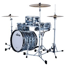 Ludwig Classic Maple Fab 3-Piece Drum Shell Pack - Black Oyster