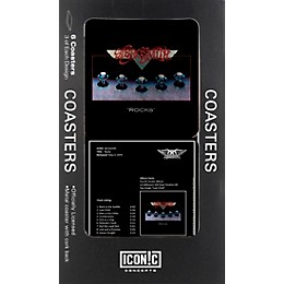 Iconic Concepts Aerosmith-Rocks 6-Piece Tin Coaster Set