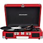 Open Box Crosley Cruiser Deluxe Portable Turntable Vinyl Record Player with Built-in Speaker Level 1 Red thumbnail