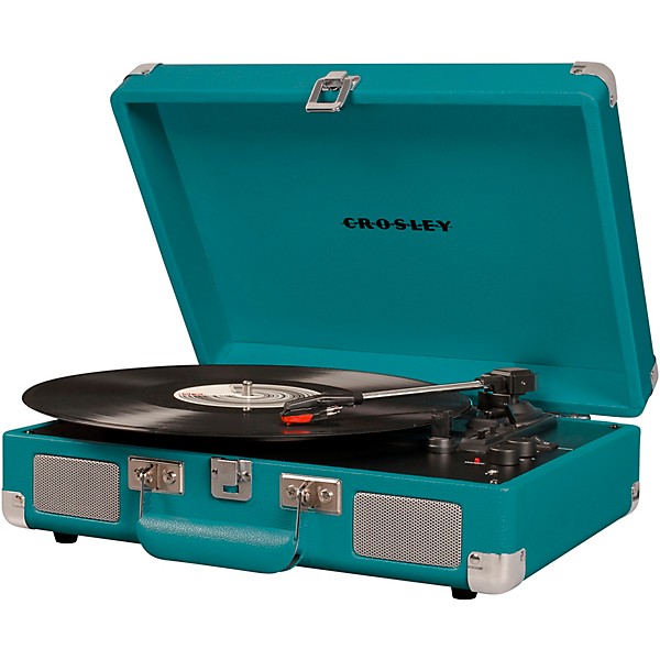 Open Box Crosley Cruiser Deluxe Portable Turntable Vinyl Record