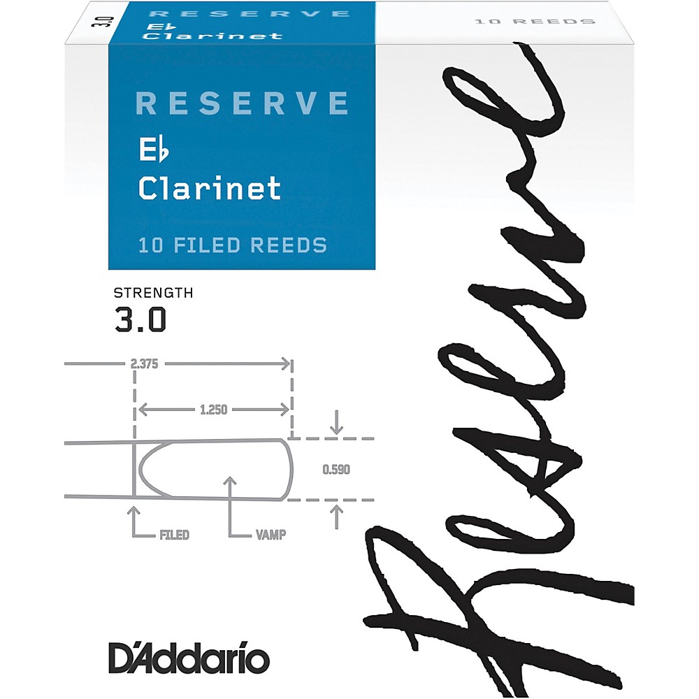 UPC 046716584991 product image for D'addario Woodwinds D'addario Reserve Eb Clarinet Reed 3 | upcitemdb.com