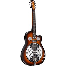 Beard Guitars Copper Mountain Squareneck Double Pickup Acoustic-Electric Resonator Guitar Amber Burst