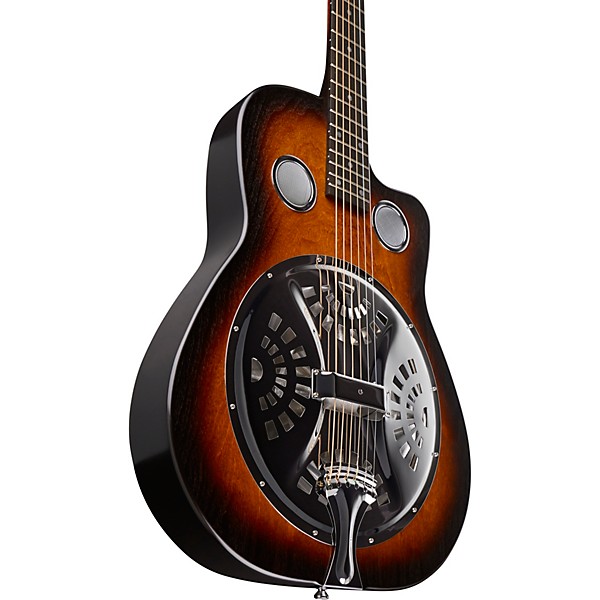 Open Box Beard Guitars Copper Mountain Roundneck Single Pickup Acoustic-Electric Resonator Guitar Level 2 Amber Burst 1908...