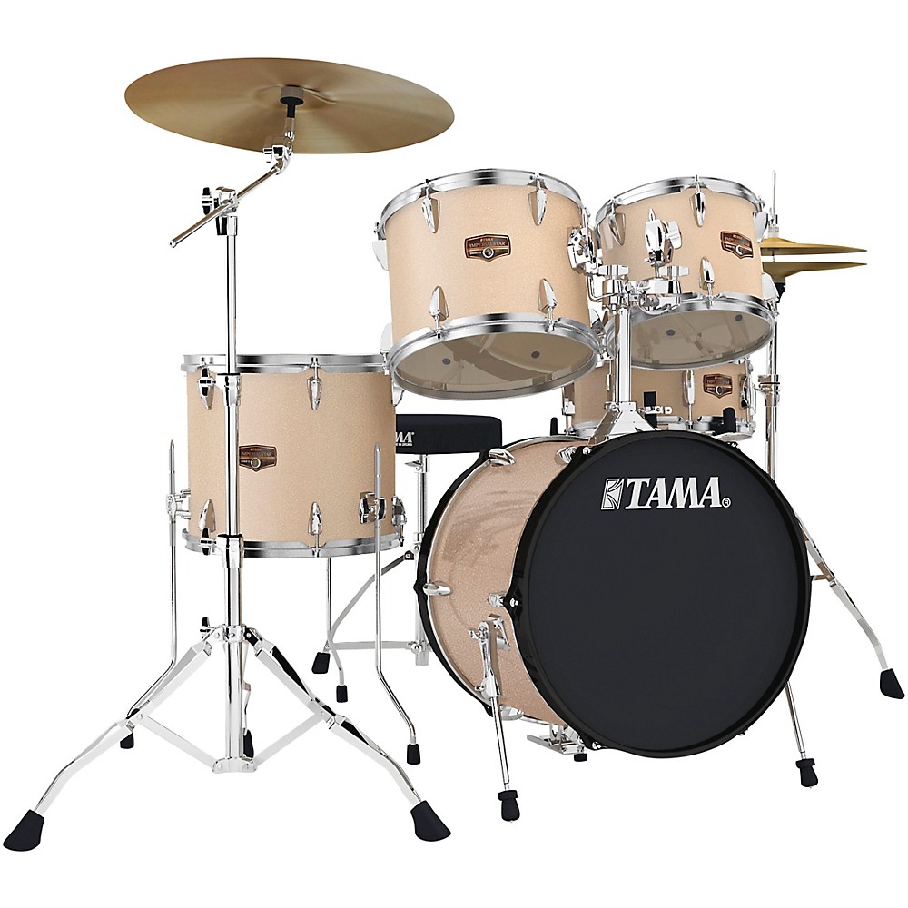 EAN 4515276977049 product image for Tama Imperialstar 18Inch Bass Drum 5-Piece Complete Kit W/ Meinl Hcs Cymbals Cha | upcitemdb.com