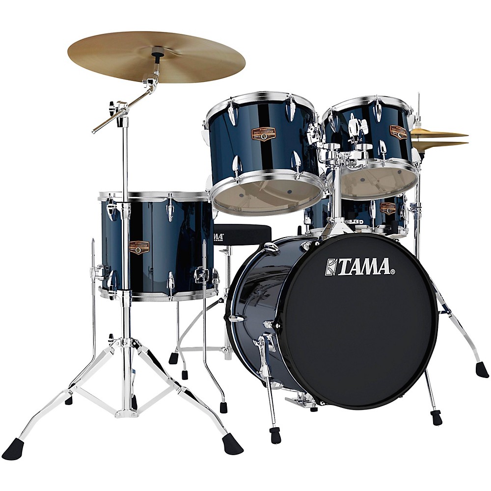 EAN 4515276977087 product image for Tama Imperialstar 18Inch Bass Drum 5-Piece Complete Kit W/ Meinl Hcs Cymbals Mid | upcitemdb.com