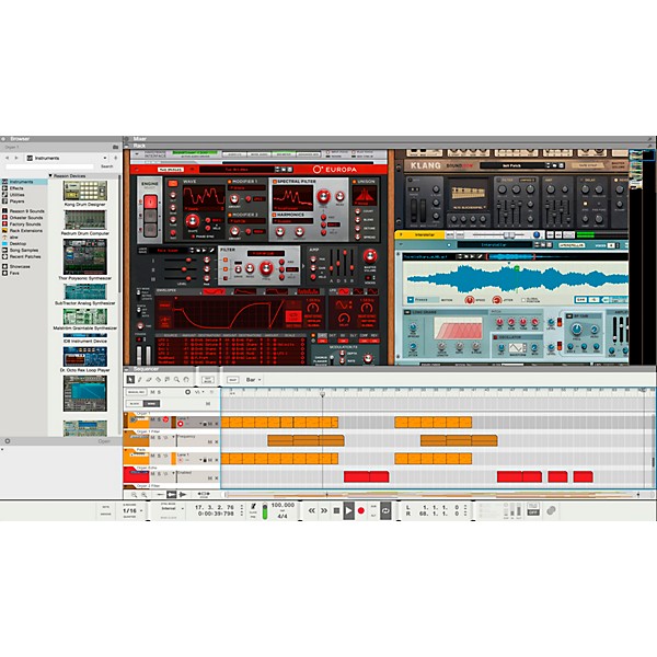 Reason Studios Reason 10 Upgrade from Essentials/Ltd/Adapted