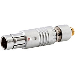 DPA Microphones MicroDot Adapter For Wisycom/Pastega TMA16/TMU20 Wireless Systems (DAD6018) Silver/Gold 1 ft.