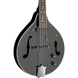 Stagg Acoustic-Electric Bluegrass Mandolin with Nato Top Gloss Black