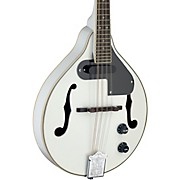 Stagg Acoustic-Electric Bluegrass Mandolin With Nato Top White for sale