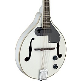 Stagg Acoustic-Electric Bluegrass Mandolin with Nato Top White Stagg Acoustic-Electric Bluegrass Mandolin with Nato Top White