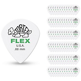 Dunlop 468 Tortex Flex Jazz III Picks 1.5 mm 72 Pack Dunlop 468 Tortex Flex Jazz III Picks .88 mm 72 Pack