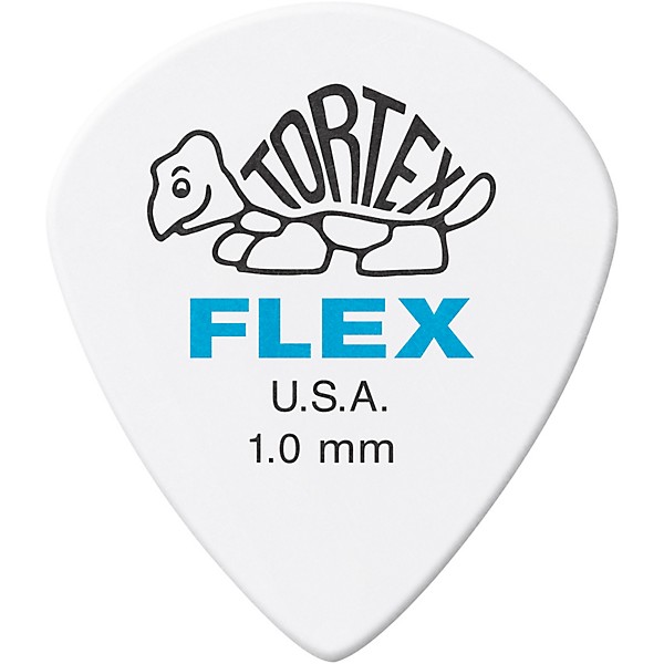Dunlop 468 Tortex Flex Jazz III Picks 1.0 mm 12 Pack