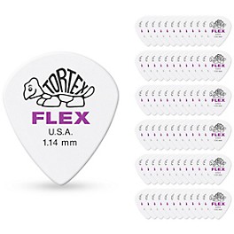 Dunlop 468 Tortex Flex Jazz III Picks 1.14 mm 72 Pack Dunlop 468 Tortex Flex Jazz III Picks 1.14 mm 72 Pack